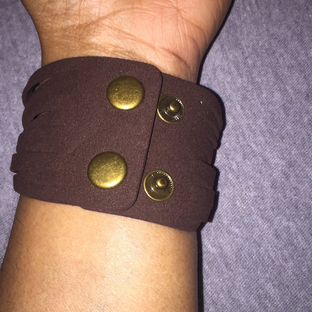 Knotted Brown cuff - Picture 3 of 3